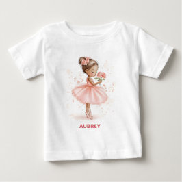 Camiseta Para Bebê Pequeno Cisne