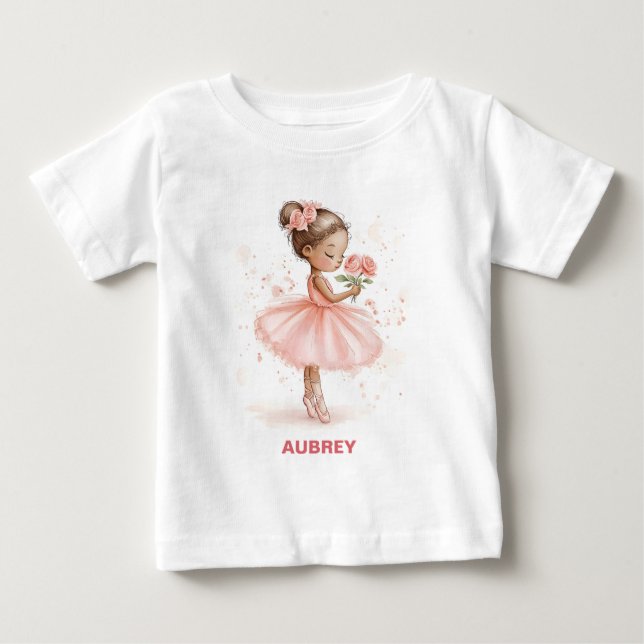 Camiseta Para Bebê Pequeno Cisne (Frente)