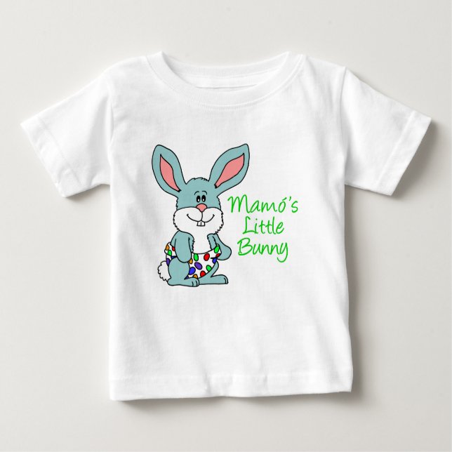Camiseta Para Bebê Pequeno Coelhinho do Mamo (Frente)