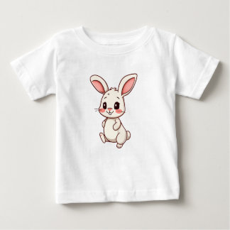 Camiseta Para Bebê Pequeno Coelho Joy Tee