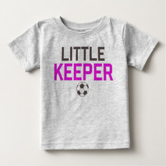 Camiseta Para Bebê Pequeno Detentor de Soccer Goal Baby T-shirt