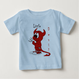 Camiseta Para Bebê Pequeno diabo