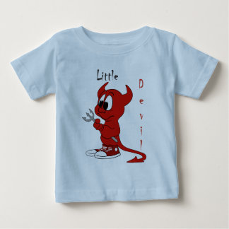Camiseta Para Bebê Pequeno diabo