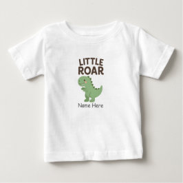 Camiseta Para Bebê Pequeno Dinossauro Roar Bonito E Camisa-T De Bebê