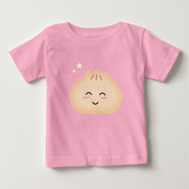 Camiseta Para Bebê Pequeno e Bonito Despejo (Frente)