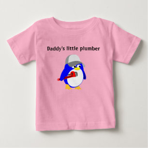 Camiseta Para Bebê Pequeno Encanador do Papai