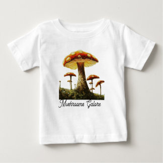 Camiseta Para Bebê Pequeno Explorador: Cogumelos Galore