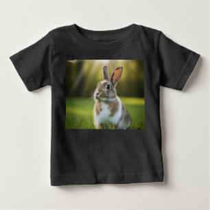 Camiseta Para Bebê Pequeno Explorador na Grama
