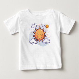 Camiseta Para Bebê ☀️ Pequeno Fato De Bebê Sunshine