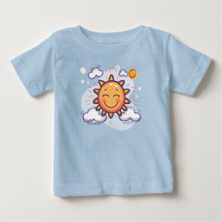 Camiseta Para Bebê ☀️ Pequeno Fato De Bebê Sunshine