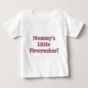 Camiseta Para Bebê Pequeno Fogos de Artifício da Mamãe! EUA 250 Fogos