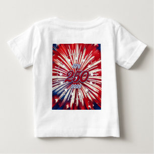Camiseta Para Bebê Pequeno Fogos de Artifício do Nonno! EUA 250 Fogos