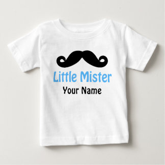 Camiseta Para Bebê Pequeno Irmão Mustache T-shirt personalizada