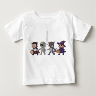 Camiseta Para Bebê Pequeno Monstro