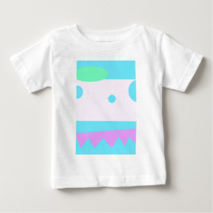 Camiseta Para Bebê Pequeno monstro do Abstrato - Crianças
