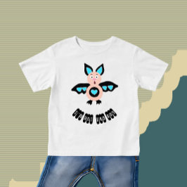 Camiseta Para Bebê Pequeno morcego