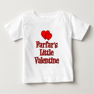Camiseta Para Bebê Pequeno Namorados de Farfar