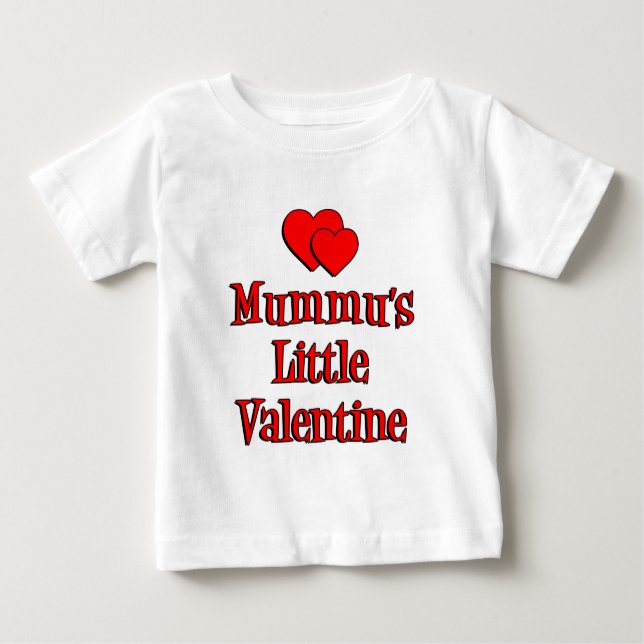 Camiseta Para Bebê Pequeno Namorados de Mummu (Frente)