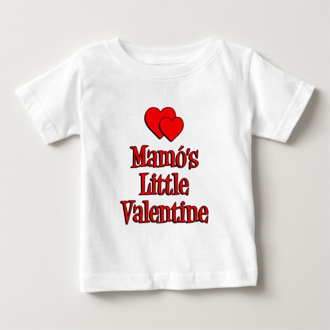 Camiseta Para Bebê Pequeno Namorados do Mamo (Frente)