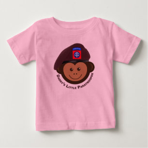 Camiseta Para Bebê “Pequeno Paraquedista do Papai”