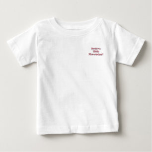 Camiseta Para Bebê Pequeno Petardo do Papai! EUA 250 Fogos de Artifíc