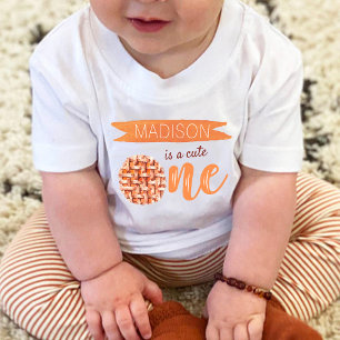 Camiseta Para Bebê Pequeno primeiro aniversario de Pizza Fall