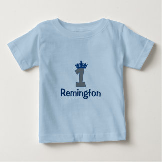 Camiseta Para Bebê pequeno príncipe no primeiro aniversário