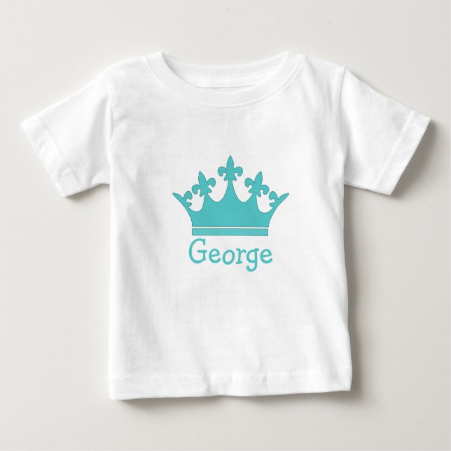 Camiseta Para Bebê Pequeno Príncipe - Um Bebê Real (Frente)