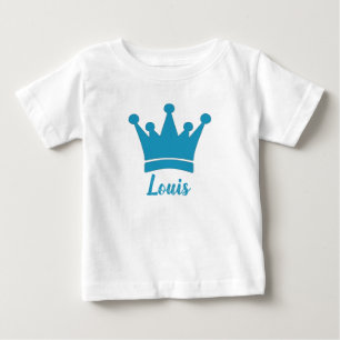 Camiseta Para Bebê Pequeno Príncipe - Um Bebê Real