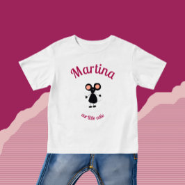 Camiseta Para Bebê Pequeno rato 