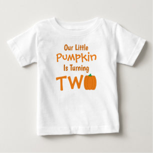 Camiseta Para Bebê Pequeno segundo aniversário