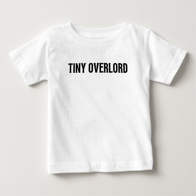 Camiseta Para Bebê Pequeno Senhor Feudal (Frente)