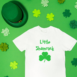 Camiseta Para Bebê Pequeno Shamrock