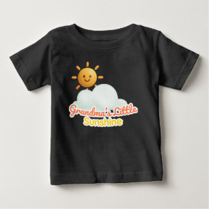 Camiseta Para Bebê Pequeno Sol da Vovó