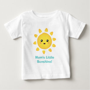 Camiseta Para Bebê Pequeno Solzinho de Felicidade da Mamãe