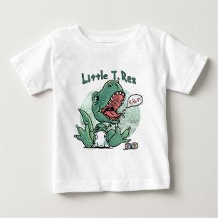 Camiseta Para Bebê Pequeno T Rex