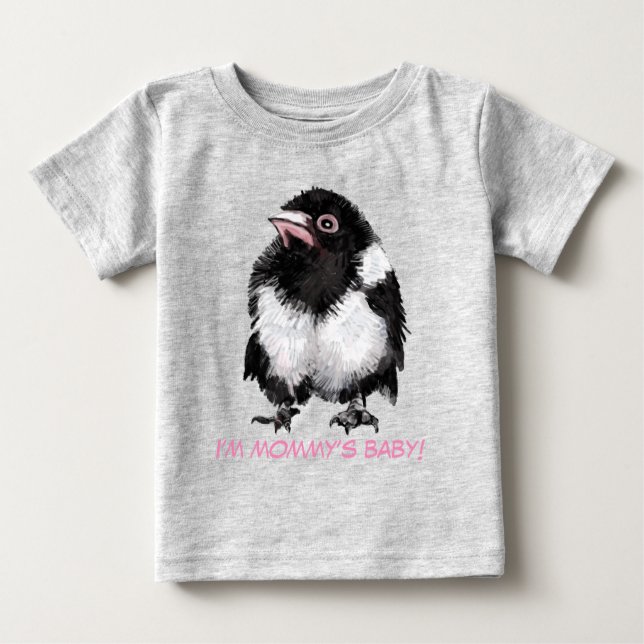 Camiseta Para Bebê Pequeno T-Shirt mágico (Frente)