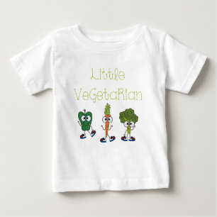 Camiseta Para Bebê Pequeno Vegetal