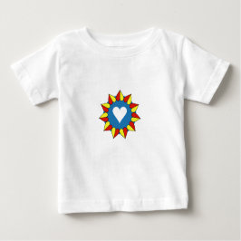 Camiseta Para Bebê Pequenos Corações
