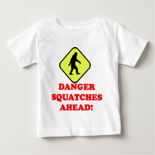 Camiseta Para Bebê Perigos de esquadrões à frente