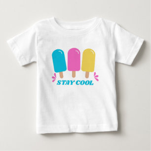 CAMISETA PARA BEBÊ PERMANEÇA FRESCO