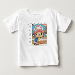Camiseta Para Bebê Personagem de Anime Fofa de Rena com Remédio Verme