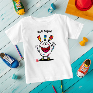 Camiseta Para Bebê Personagem de desenho animado Reprodutivo - Etique