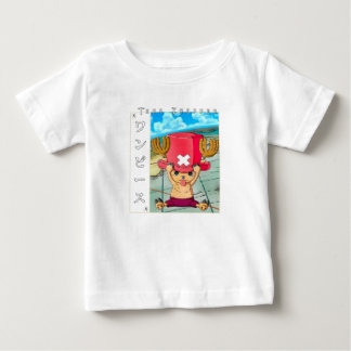 Camiseta Para Bebê Personagem de Rena Anime Fofa com Meia Vermelha