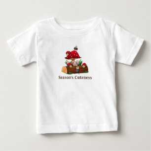 Camiseta Para Bebê Personagem Fofo Kawaii
