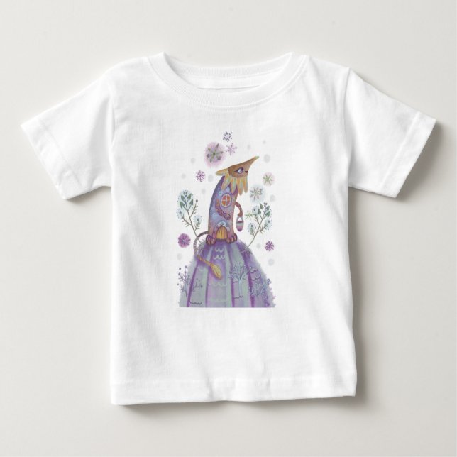 Camiseta Para Bebê personagem mágica do xmas (Frente)