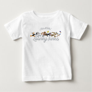 Camiseta Para Bebê Personagens de LOONEY TUNES™ Correndo