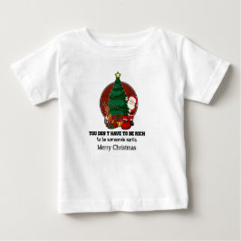 Camiseta Para Bebê Personalizado para Natal