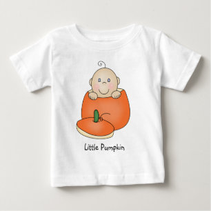 Camiseta Para Bebê Personalizado pouco t-shirt da abóbora