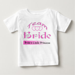 CAMISETA PARA BEBÊ PERSONALIZAR BRIDE DE EQUIPE